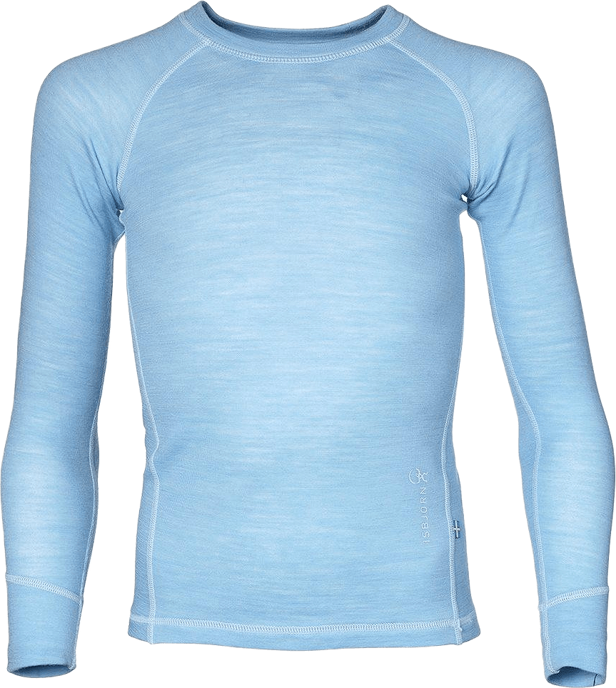 Isbjörn Husky Underställströja, från ISBJÖRN of Sweden, i färgen skyblue.