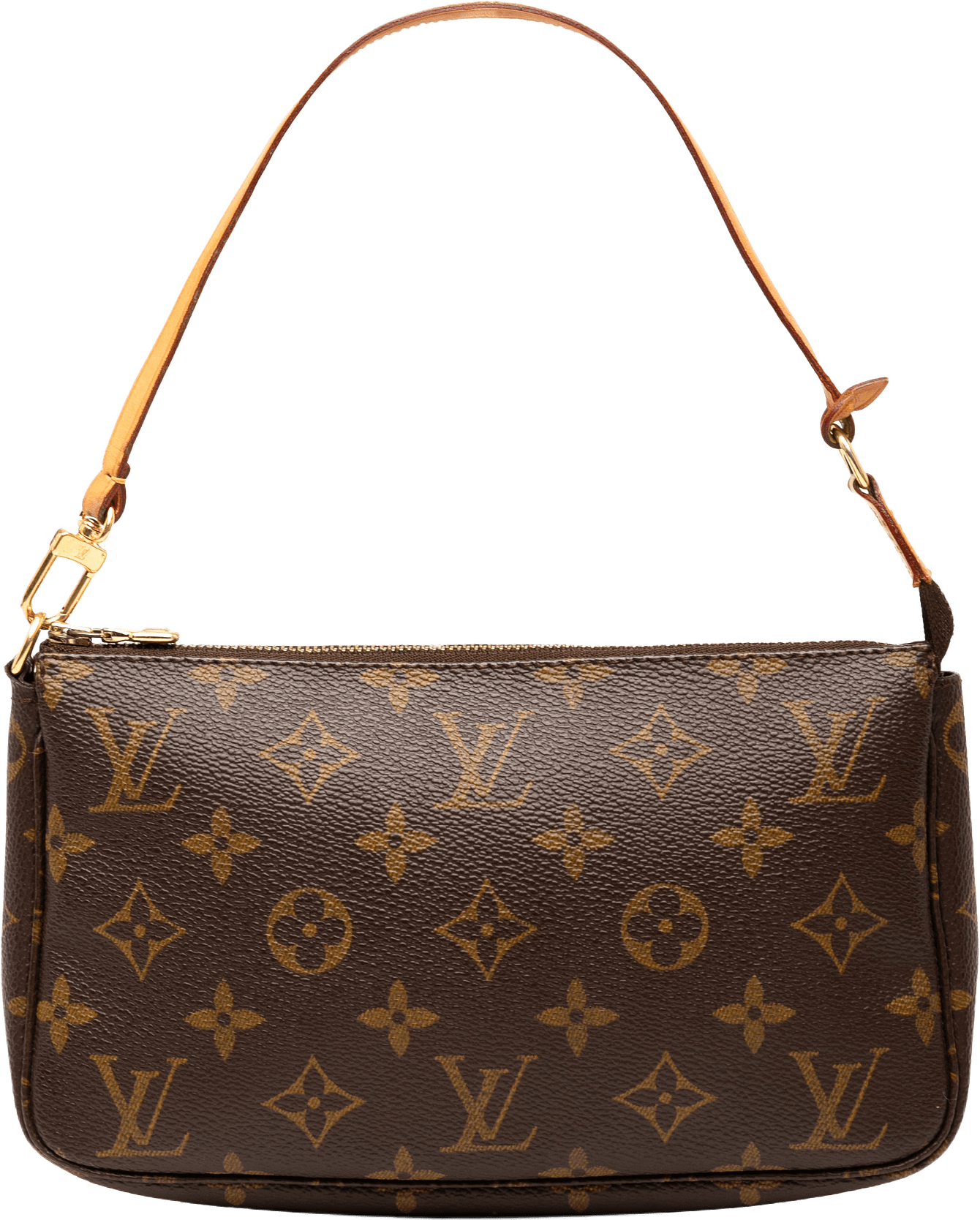 Louis Vuitton Monogram Pochette Accessoires, från Luxclusif, i färgen brown.