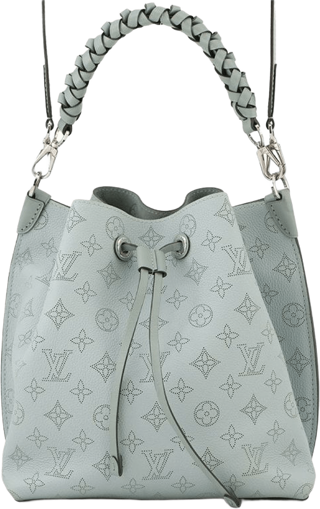 Louis Vuitton Monogram Mahina Muria, från Luxclusif, i färgen light blue.