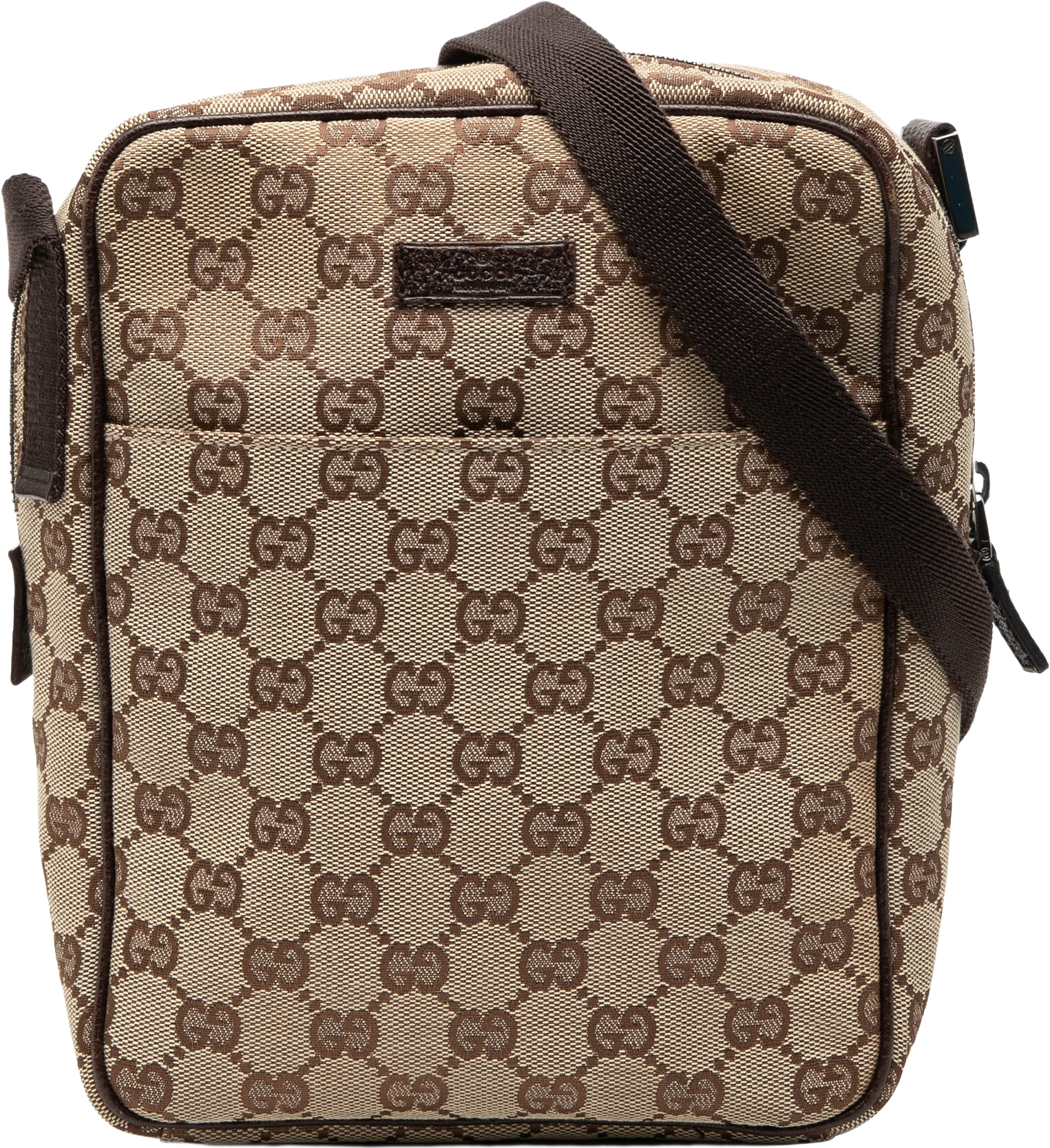 Gucci Gg Canvas Crossbody, från Luxclusif, i färgen beige.