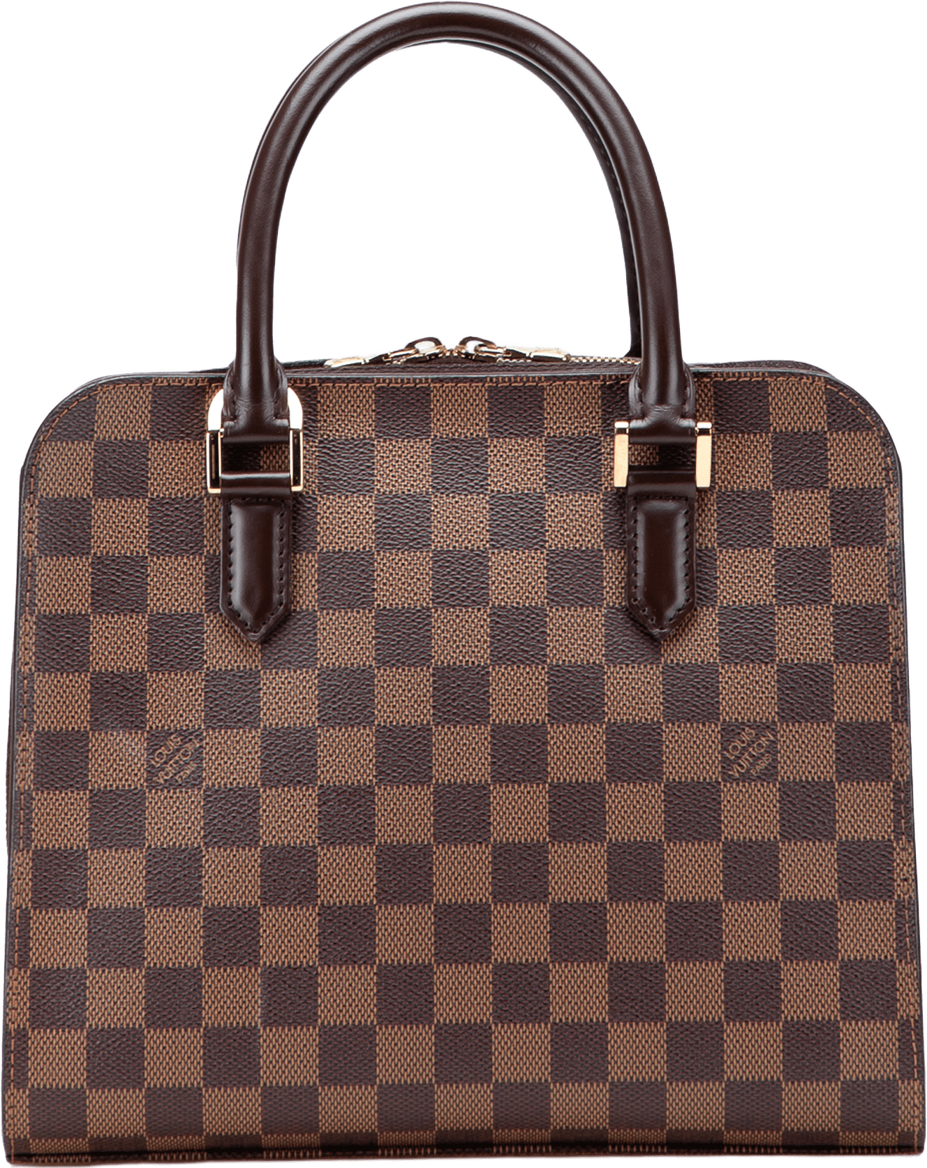 Louis Vuitton Damier Ebene Triana, från Luxclusif, i färgen brown.