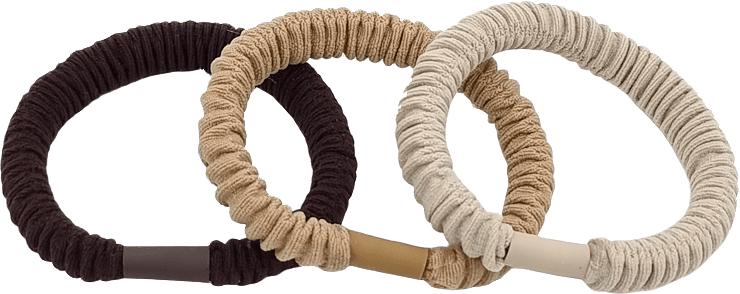 3 Pack Mjuka Snoddar, från Complement, i färgen beige.