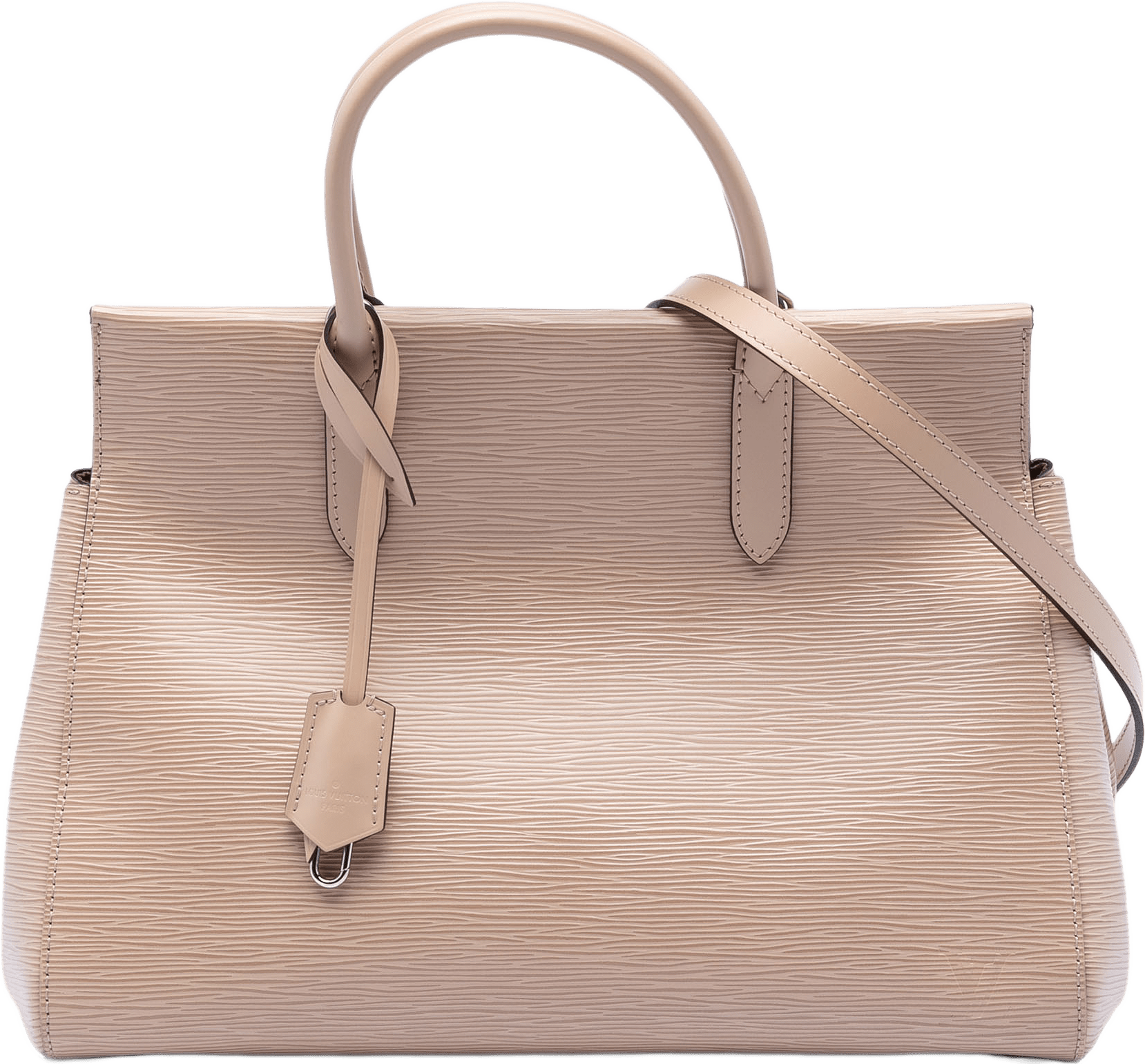 Louis Vuitton Epi Marly Mm, från Luxclusif, i färgen beige.