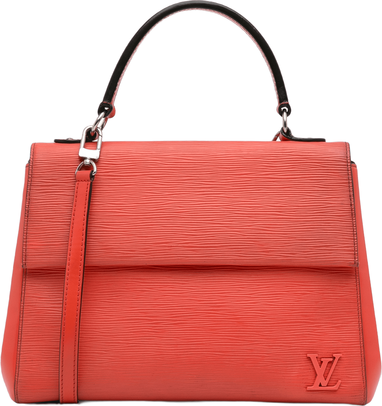 Louis Vuitton Epi Cluny Bb, från Luxclusif, i färgen red.