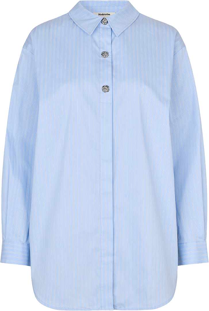 Rowanmd Shirt, från Modström, i färgen cashmere stripe.