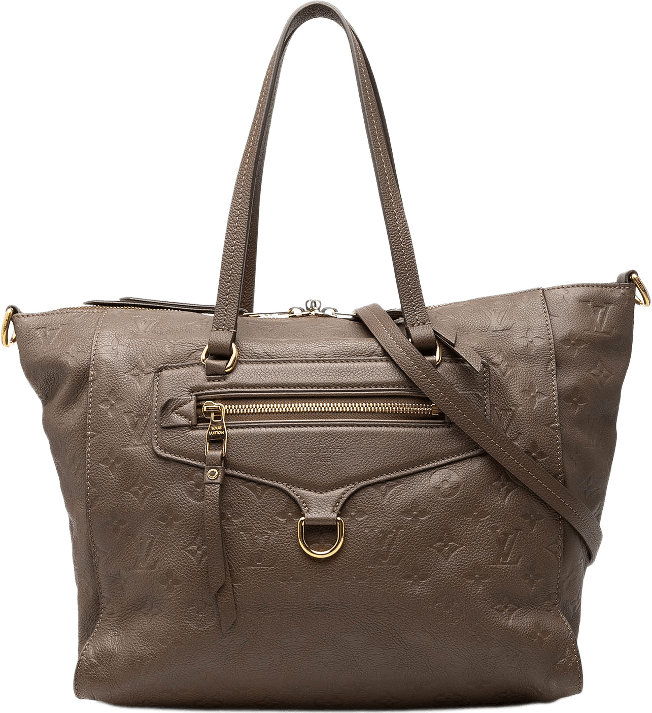 Louis Vuitton Monogram Empreinte Lumineuse Pm, från Luxclusif, i färgen brun.