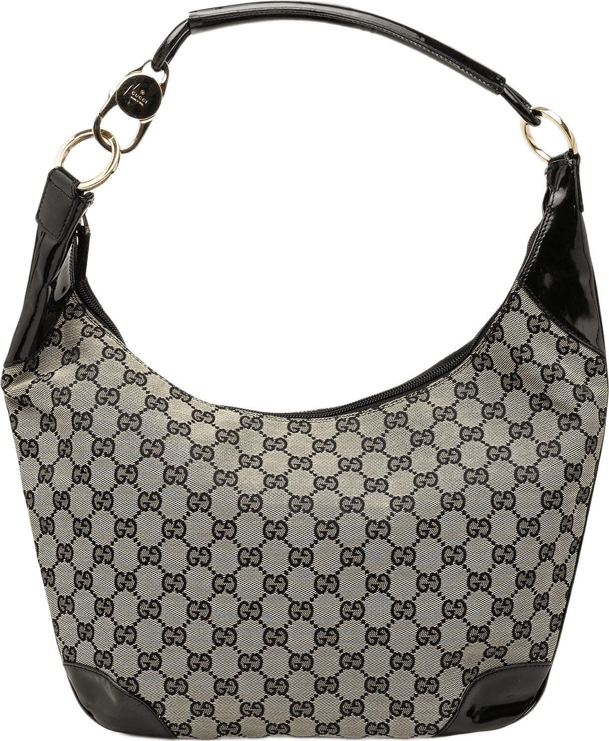 Gucci Gg Canvas Shoulder Bag, från Luxclusif, i färgen svart.