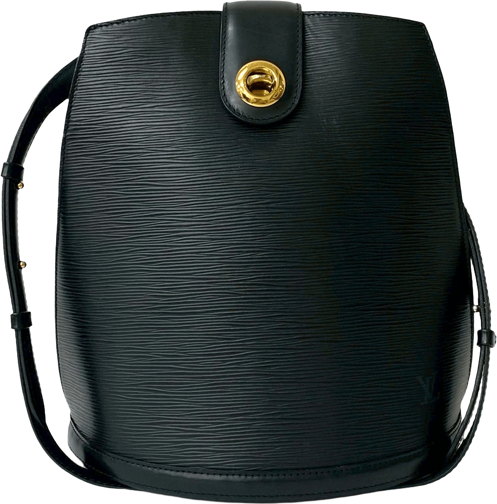 Louis Vuitton Epi Cluny, från Luxclusif, i färgen black.