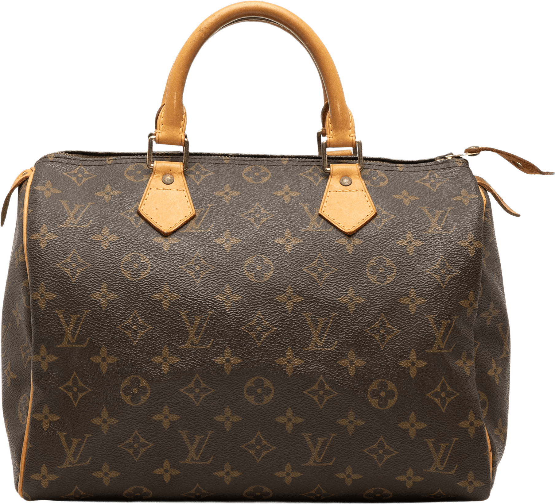 Louis Vuitton Monogram Speedy 30, från Luxclusif, i färgen brun.