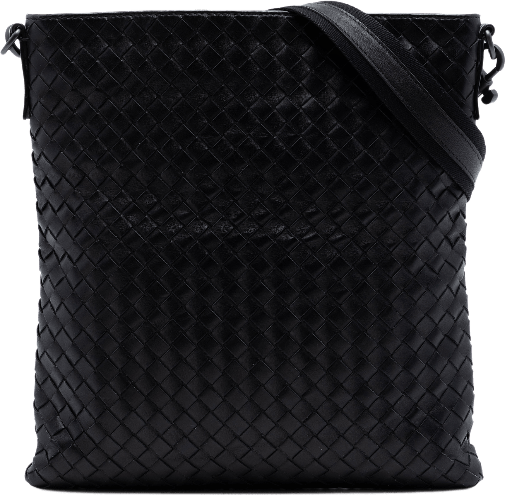 Bottega Veneta Nappa Intrecciato Vn Crossbody, från Luxclusif, i färgen black.