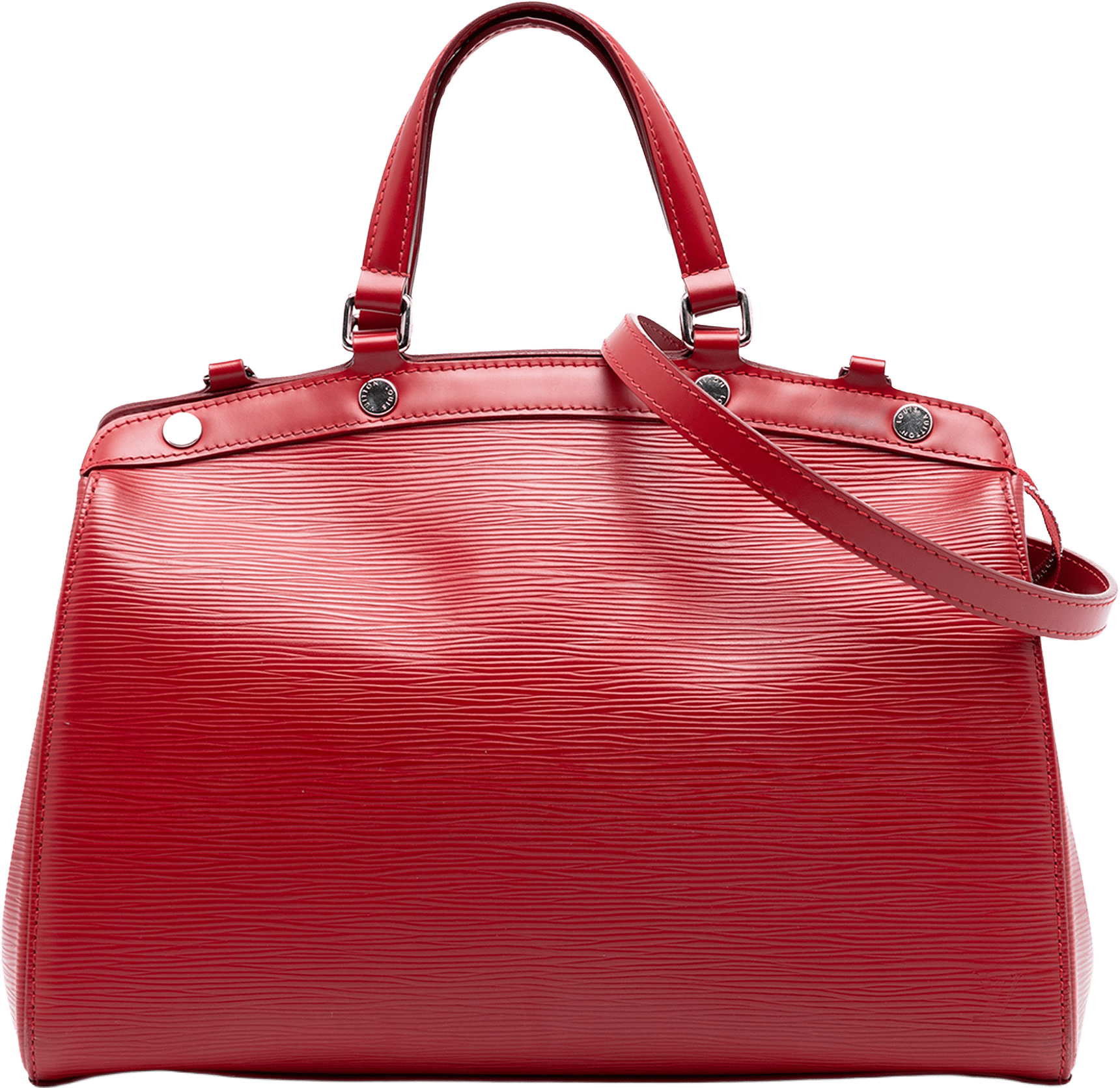 Louis Vuitton Epi Brea Mm, från Luxclusif, i färgen red.