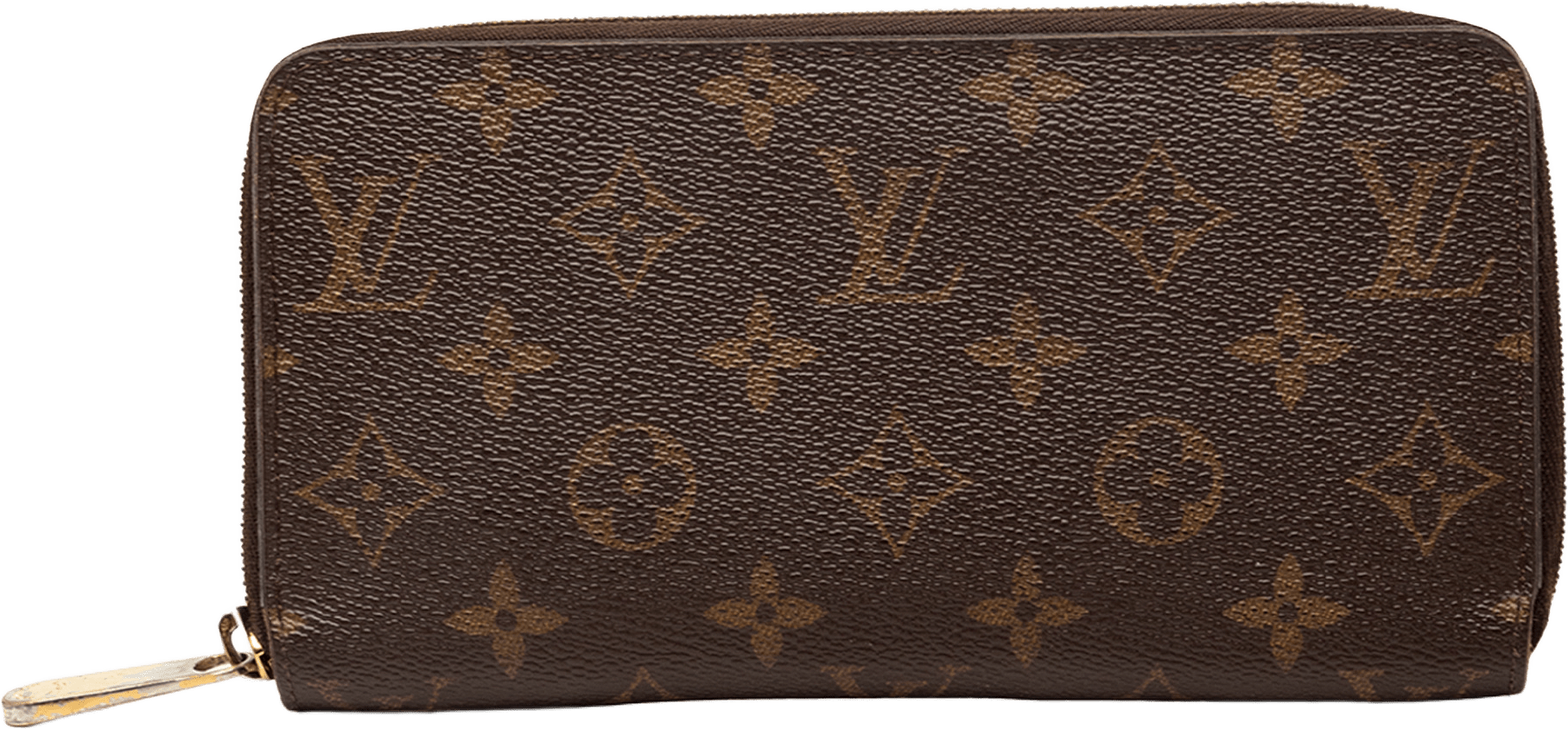 Louis Vuitton Monogram Zippy Long Wallet, från Luxclusif, i färgen brown.