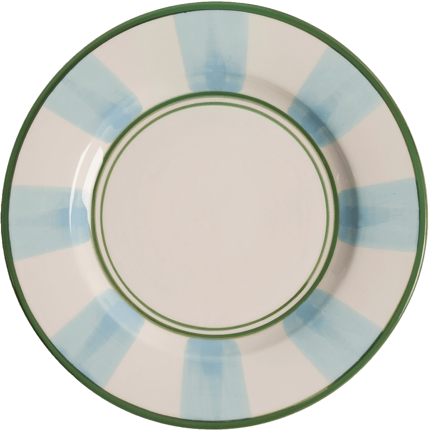 Circus Assiett - 22 Cm, från Pick A Poppy, i färgen blue.