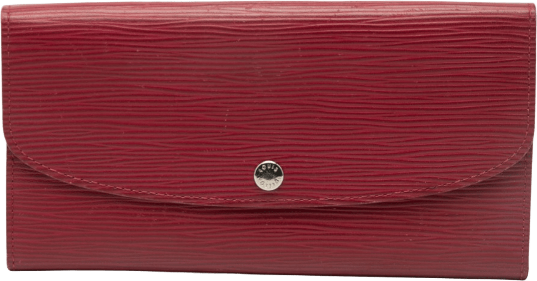 Louis Vuitton Epi Emilie Wallet, från Luxclusif, i färgen dark pink.