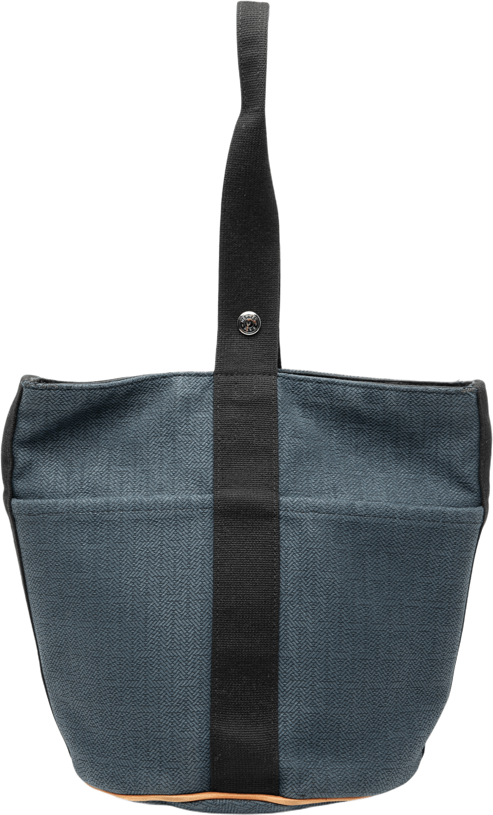 Hermès Toile Saxo Mm, från Luxclusif, i färgen dark blue.