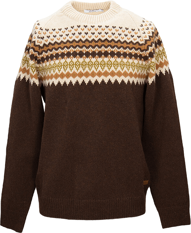 Sarek Sweater, från Sätila, i färgen brown.