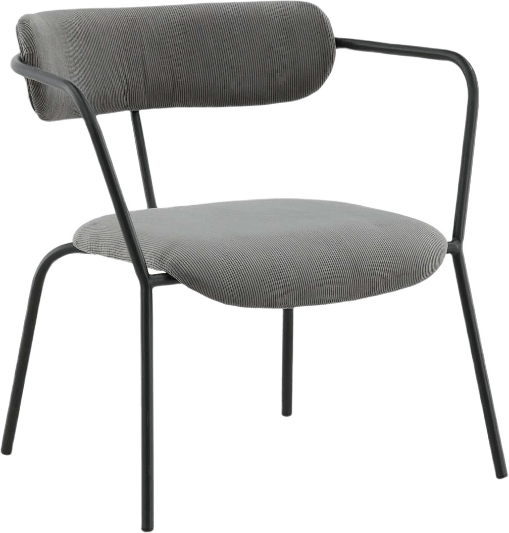 Duffy Fåtölj, från Venture Home, i färgen grey sammet.