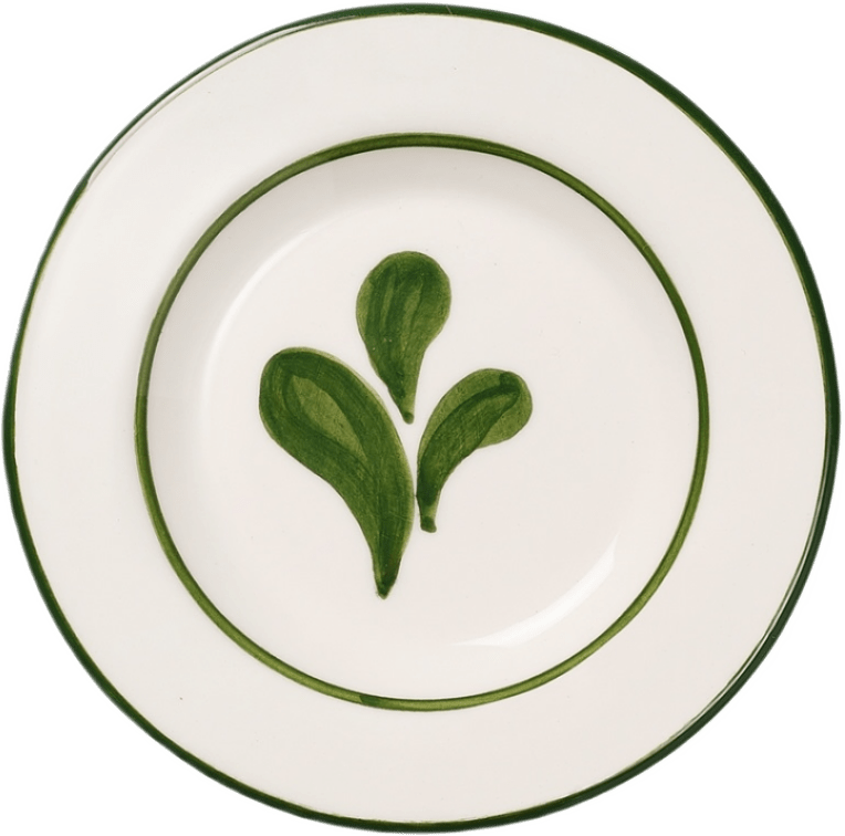 New Classic Tapas Tallrik - 15 Cm, från Pick A Poppy, i färgen green.