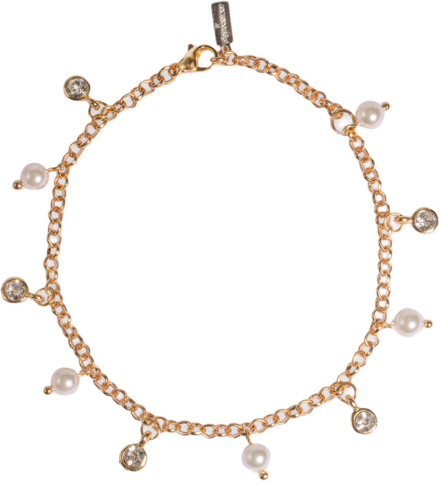 Petite Pearl Armband Guld, från pfgSTOCKHOLM, i färgen gold.