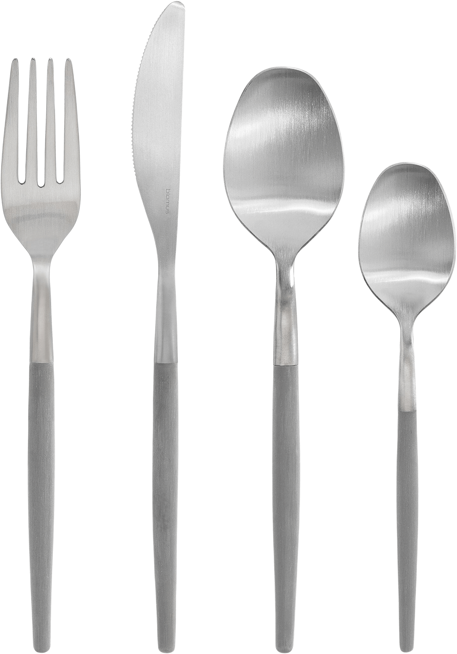 Maxime Bestickset 16 Delar Mourning Dove, från Blomus, i färgen mourning dove.