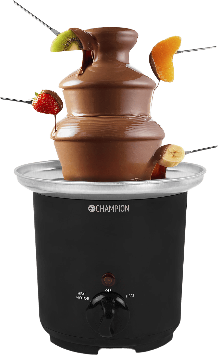 Chokladfontän 200g, från Champion Nordic, i färgen svart.