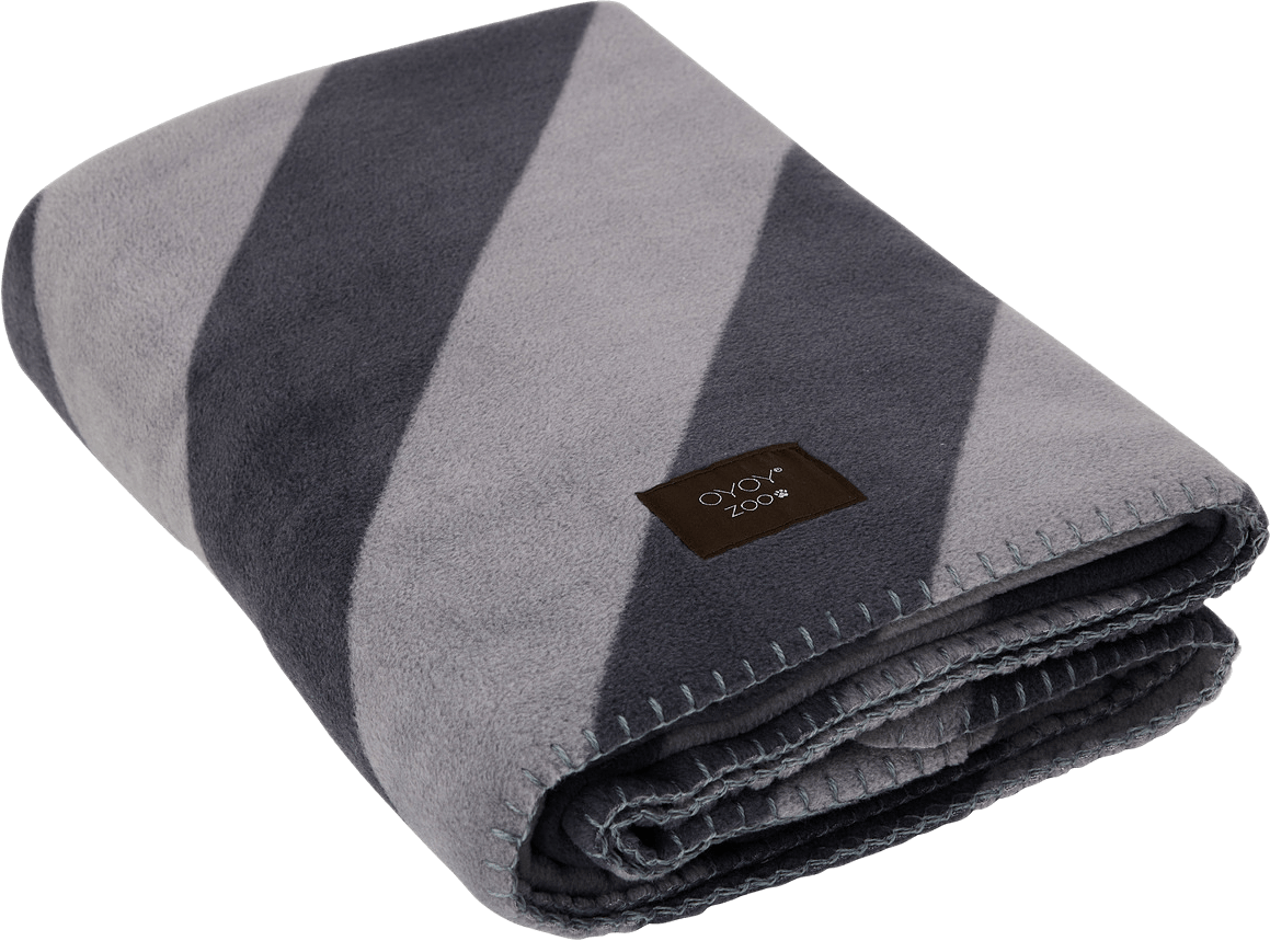 Kaya Dog Blanket, från OYOY Living, i färgen black.