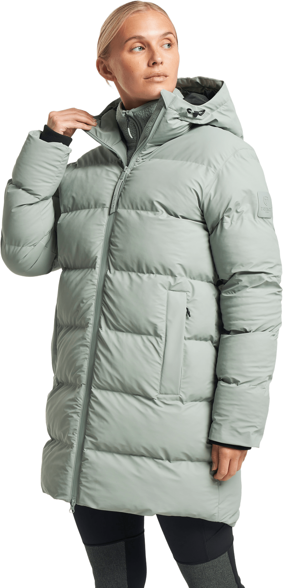 Chimi Jacket Women, från Tenson, i färgen ljusgrön.