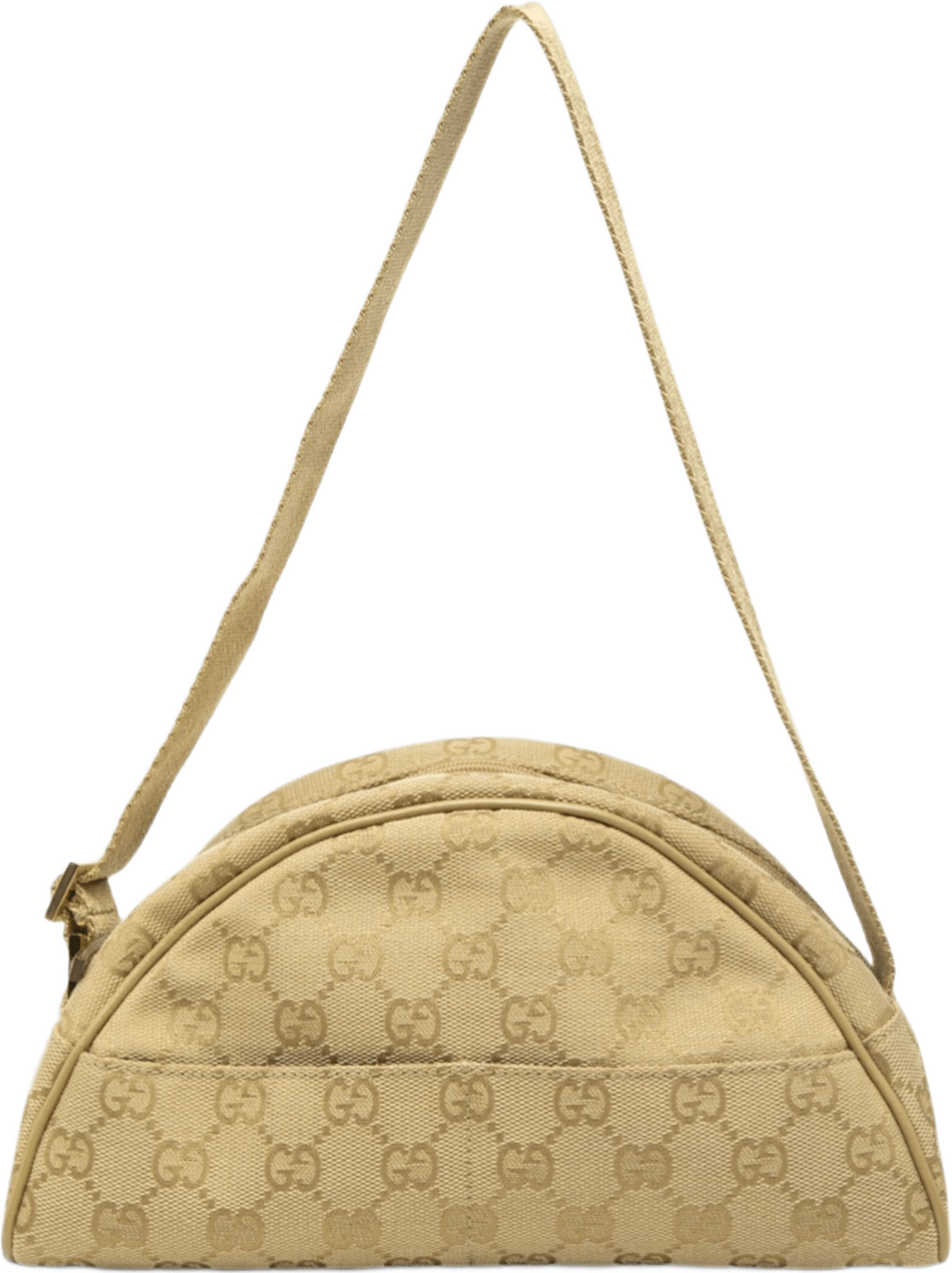 Gucci Gg Canvas Shoulder Bag, från Luxclusif, i färgen beige.