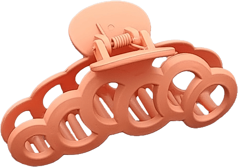 Gummerad Klämma Med Ringar 9 Cm, från Complement, i färgen orange.