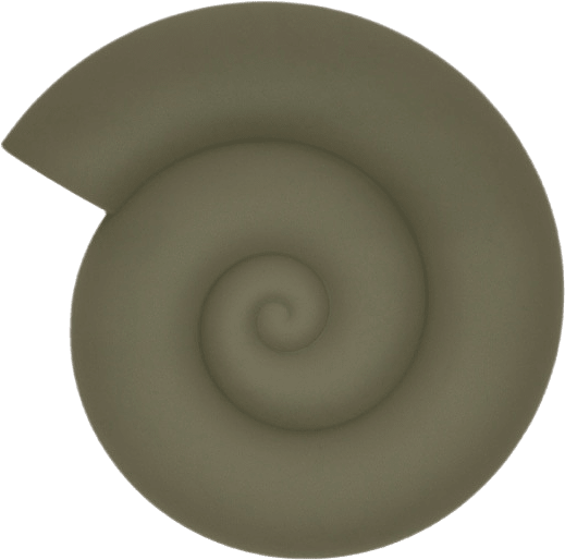 Nautilus Trivet, från OYOY Living, i färgen olive.