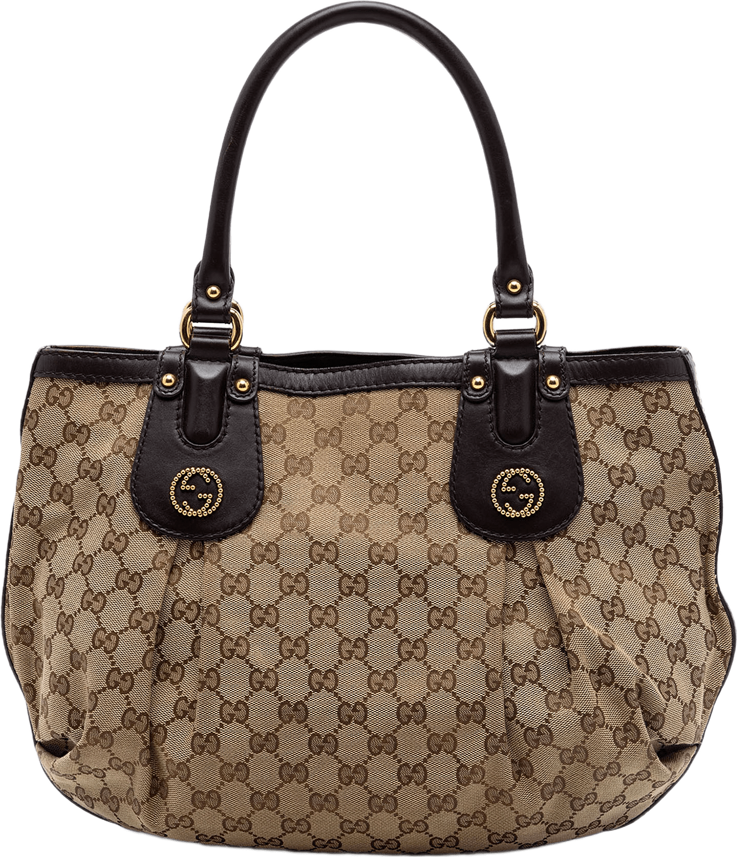 Gucci Gg Canvas Scarlett Tote, från Luxclusif, i färgen beige.