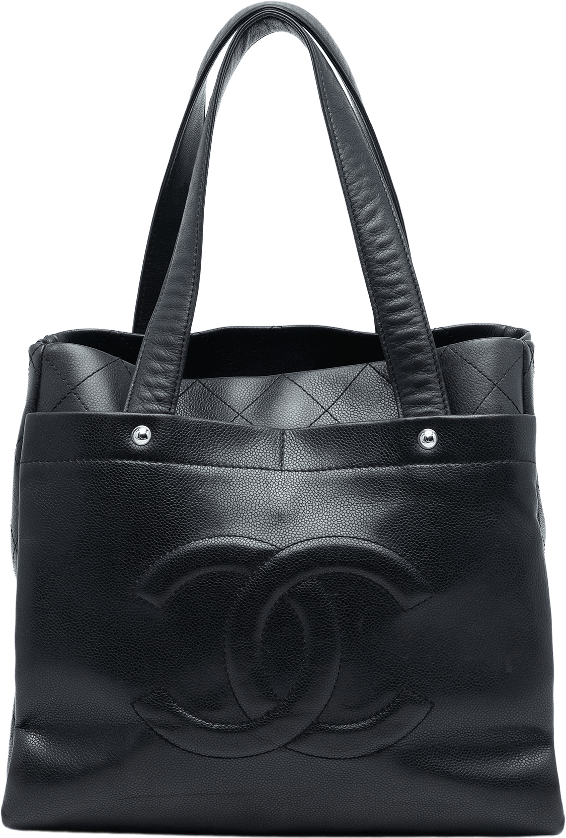 Chanel Caviar Ultimate Executive Tote, från Luxclusif, i färgen black.