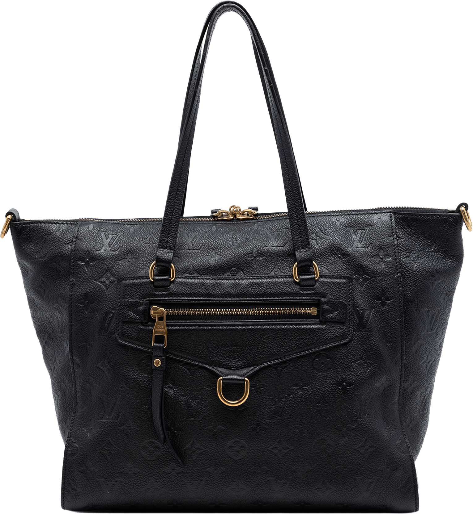 Louis Vuitton Monogram Empreinte Lumineuse Pm, från Luxclusif, i färgen navy.