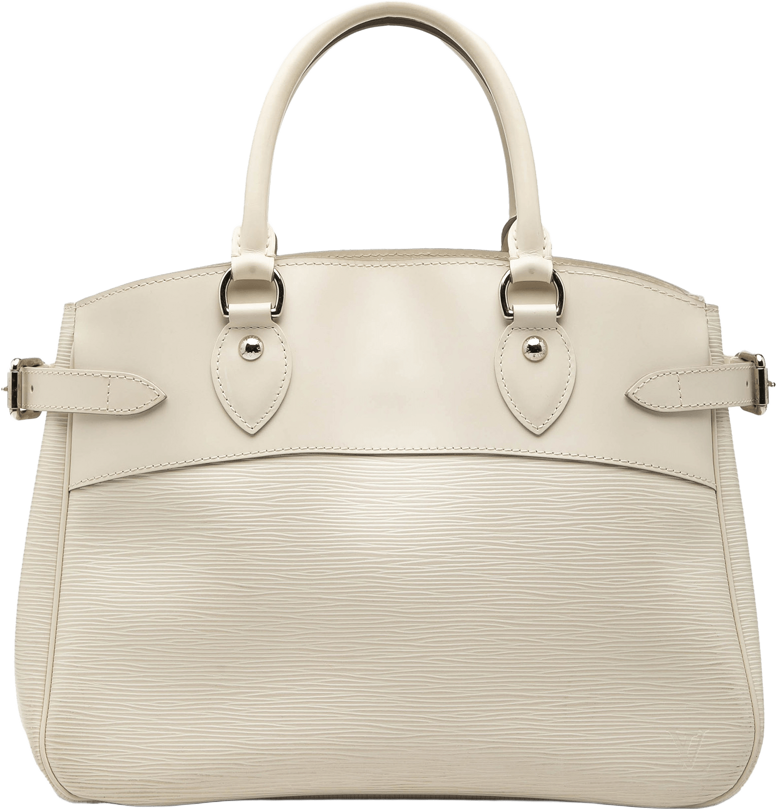 Louis Vuitton Epi Passy Pm, från Luxclusif, i färgen white.