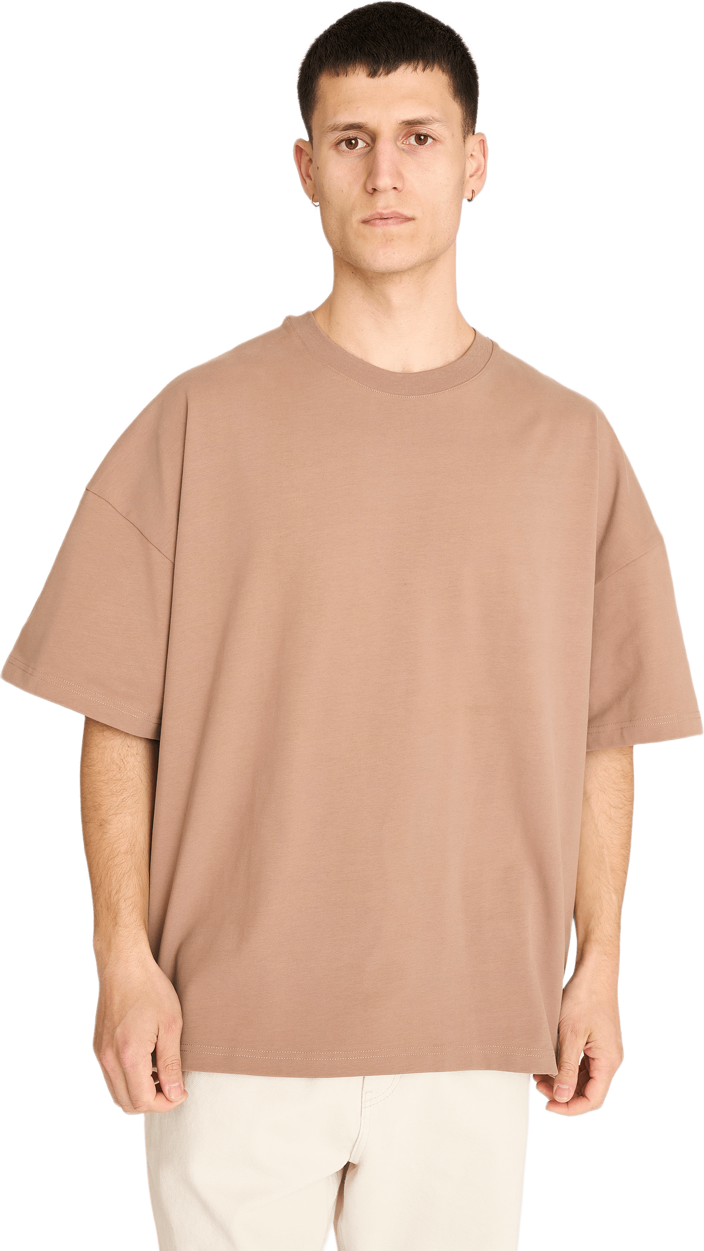 T-shirt Dev Bomull, från Resteröds, i färgen brown.