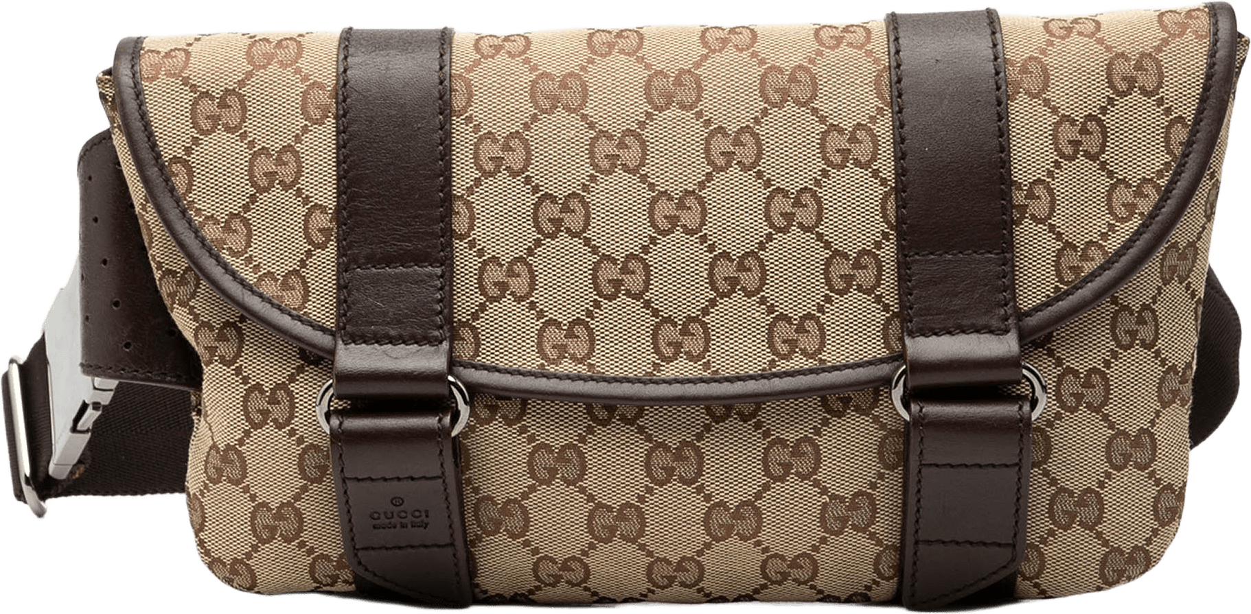Gucci Gg Canvas Belt Bag, från Luxclusif, i färgen beige.