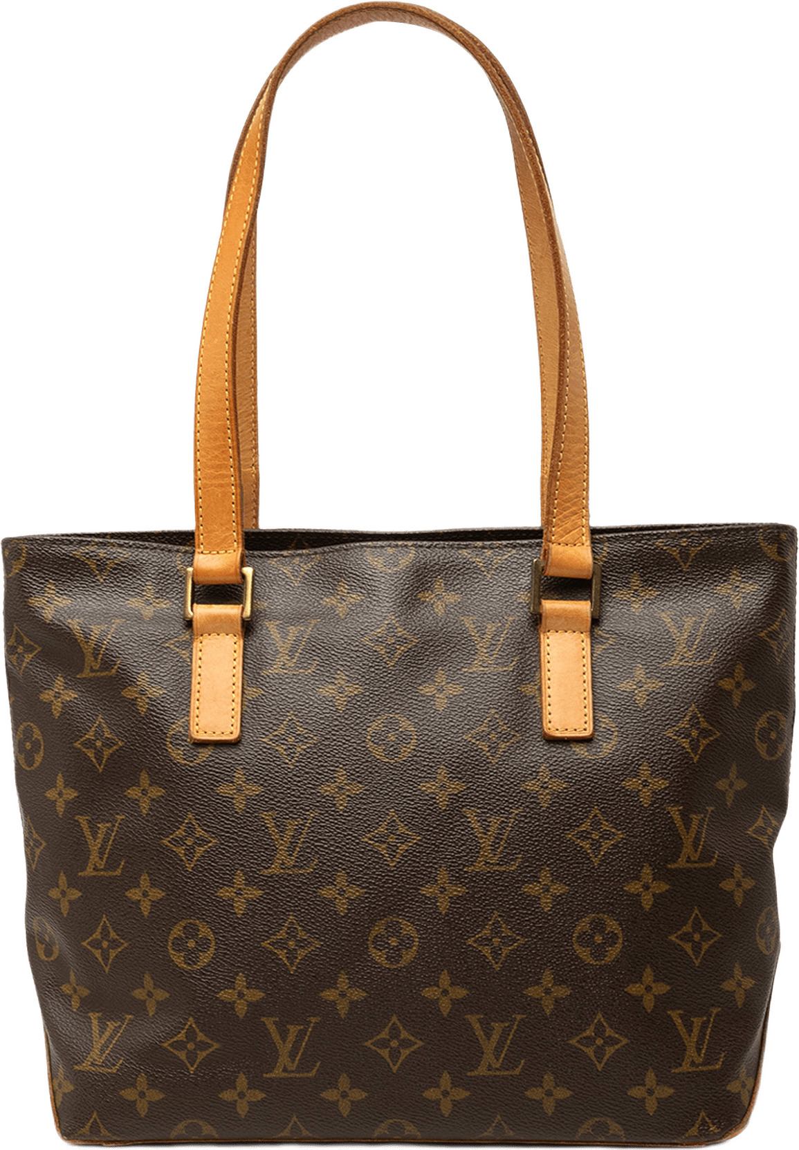 Louis Vuitton Monogram Cabas Piano, från Luxclusif, i färgen brun.