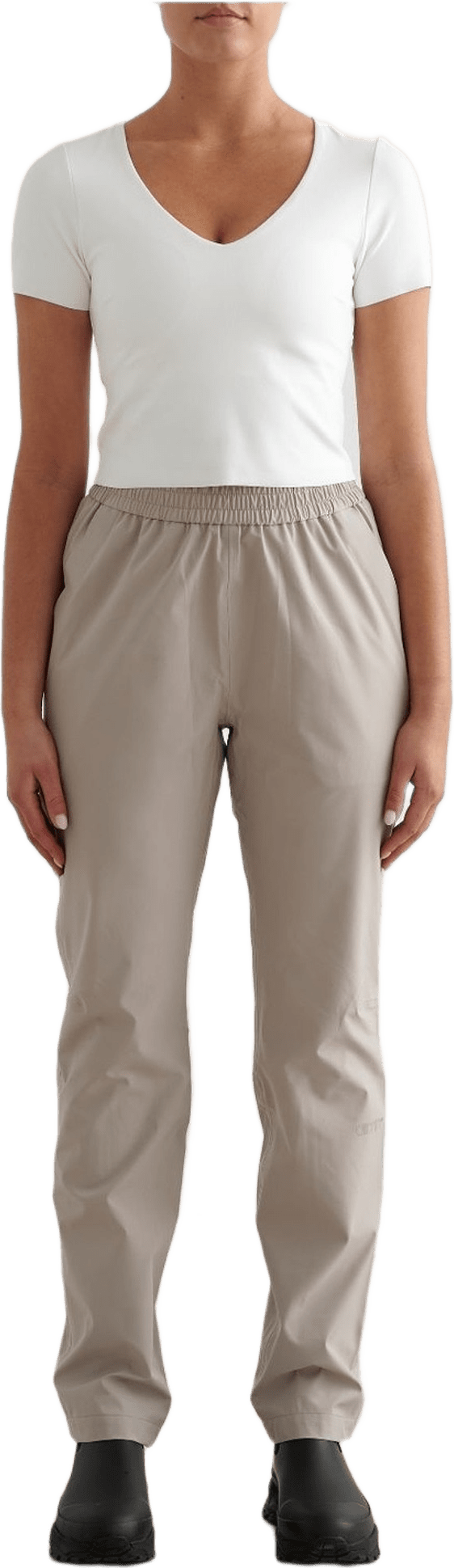 Waterproof Pants, från aim'n, i färgen dark clay.