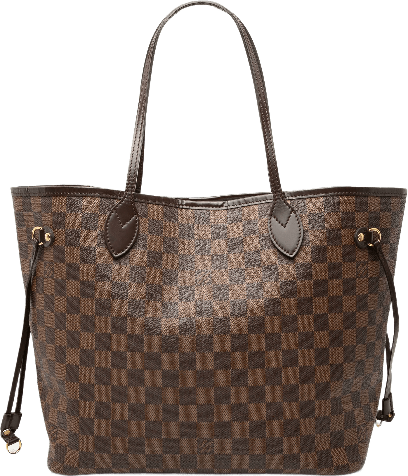 Louis Vuitton Damier Ebene Neverfull Mm, från Luxclusif, i färgen brown.