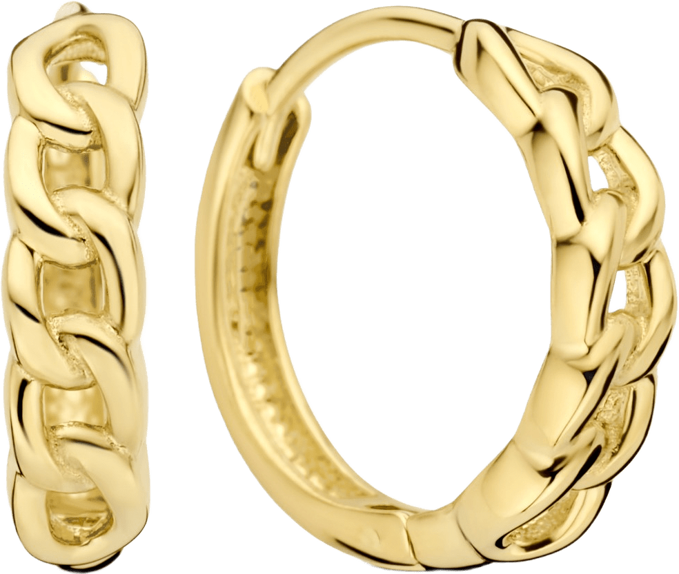 Le Marais 14 Karat Guld Creoler