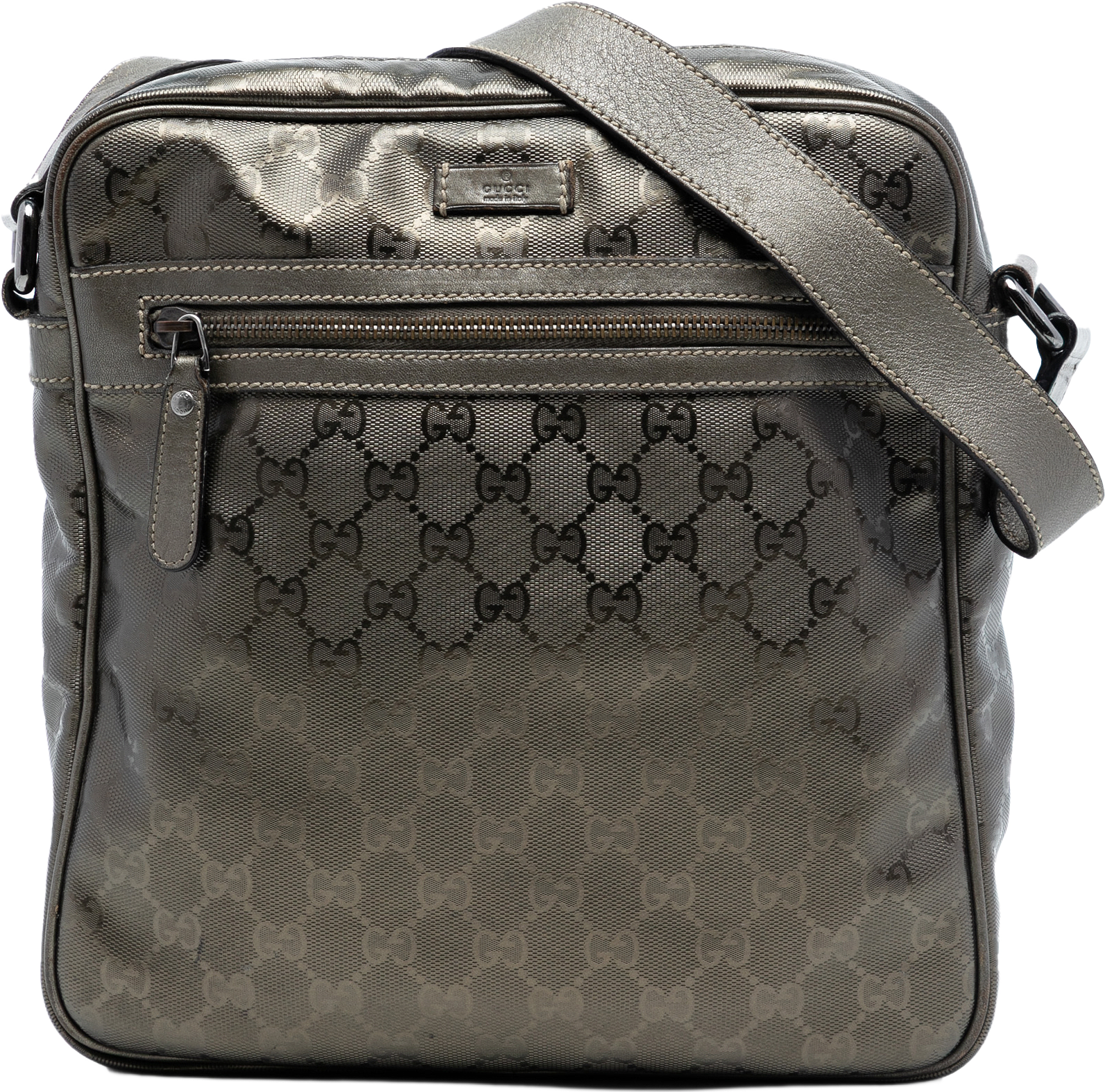 Gucci Gg Imprime Crossbody, från Luxclusif, i färgen bronze.