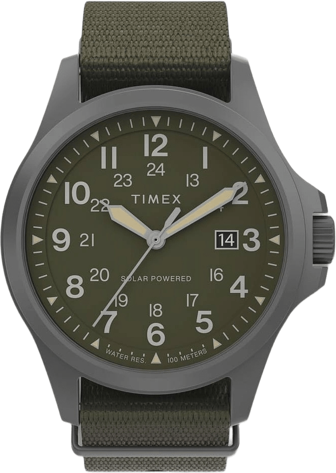 Timex Expedition North Herr, Grön/grön Textilrem - Tw2v03700, från Timex, i färgen 1.