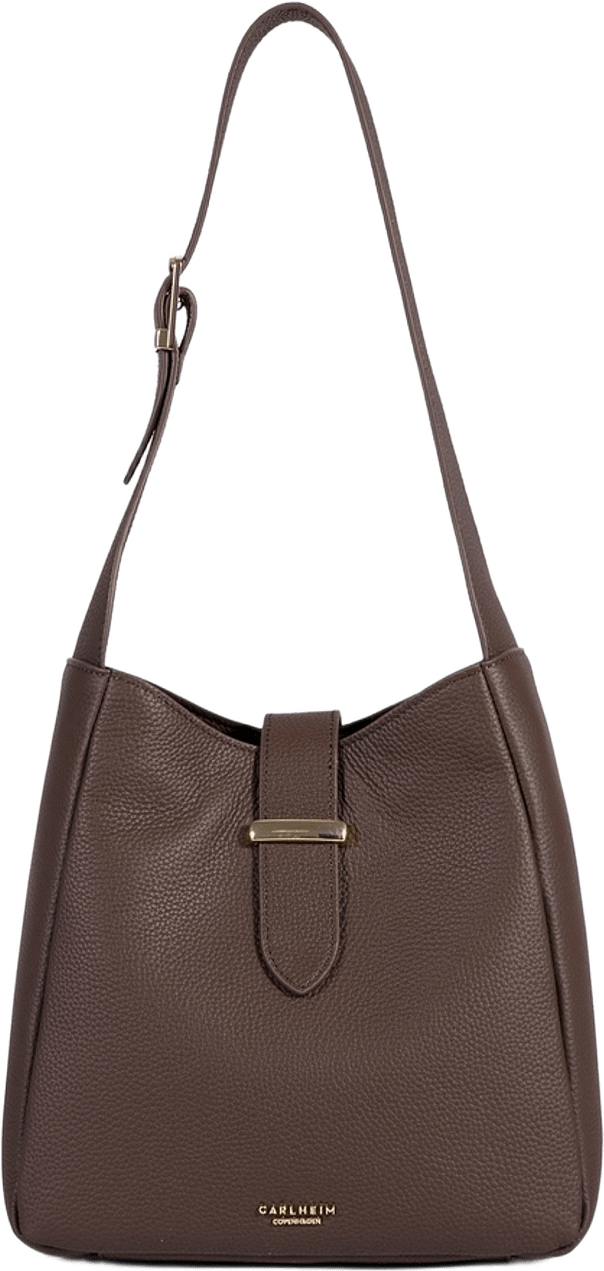 Emily Handväska Läder, från Carlheim, i färgen brun.