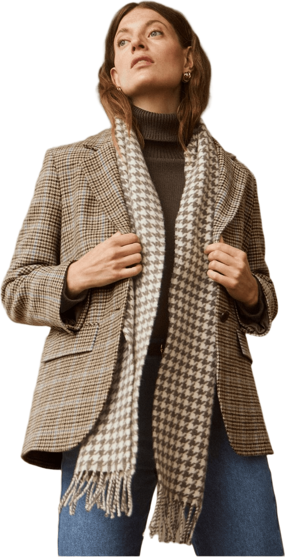 Blazer Lycke, från Newhouse, i färgen valnöt.