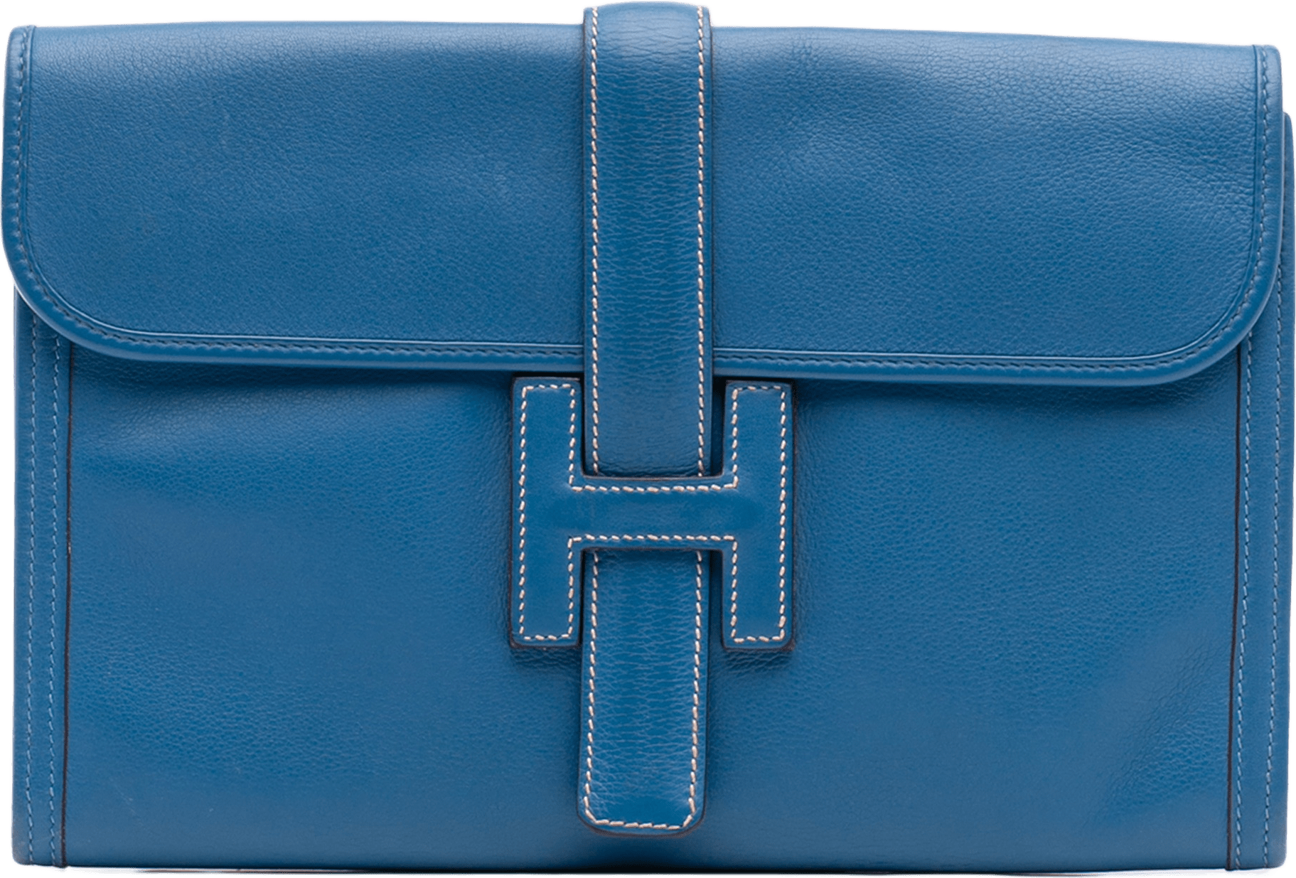 Hermès Swift Jige Elan 29, från Luxclusif, i färgen blue.