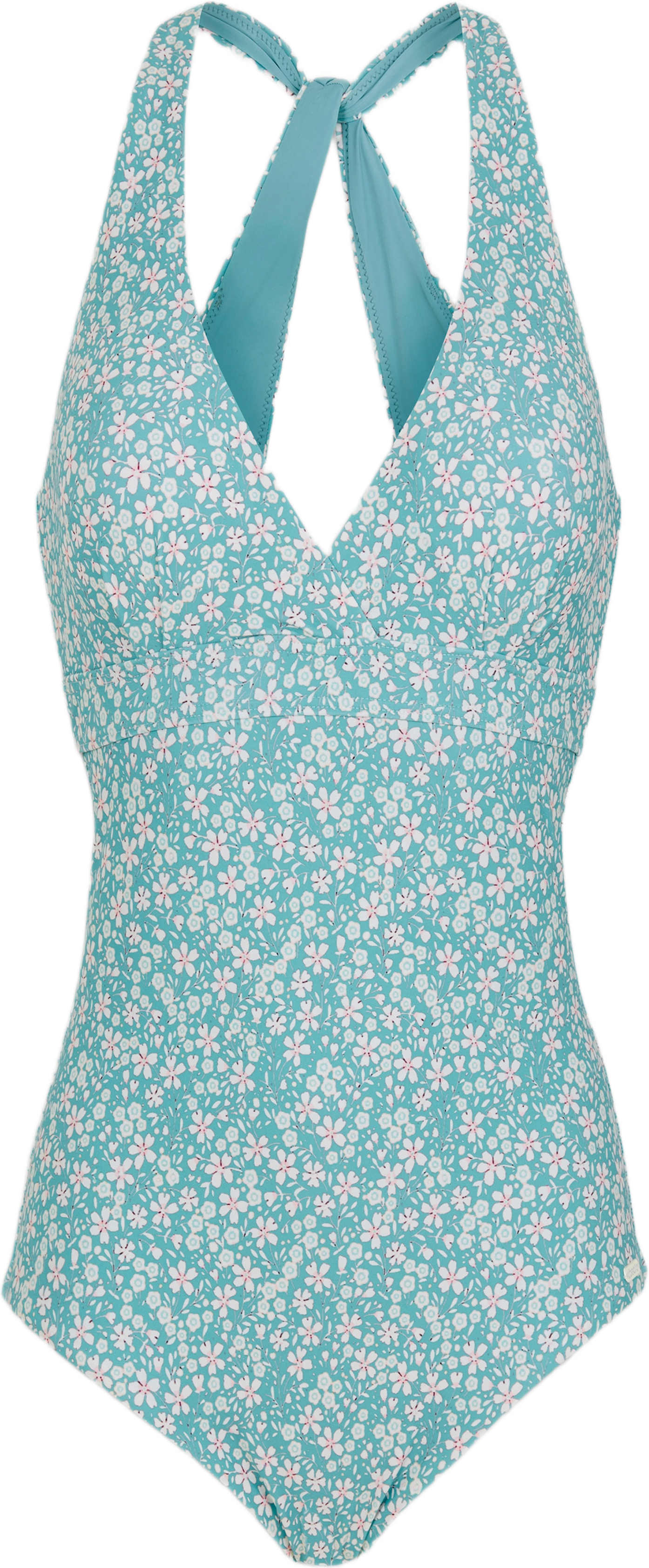 Maui Baddräkt, från Abecita by Swegmark, i färgen aqua/white.