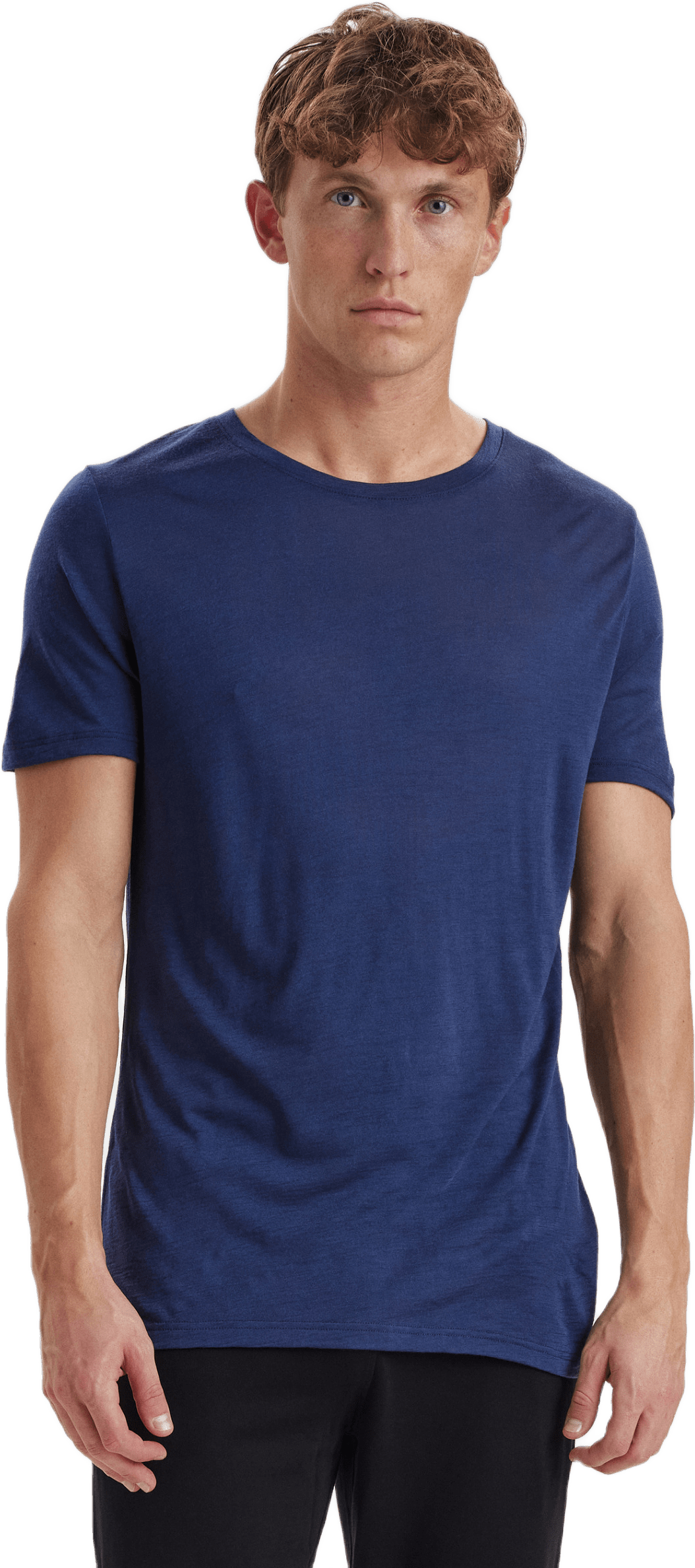 Ekologisk Ull, T-shirt, Navy