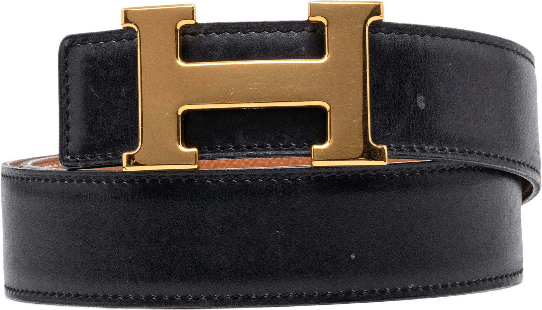 Hermès Veau Madame Regate Belt 24, från Luxclusif, i färgen svart.