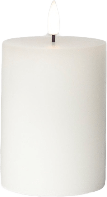 Luna Led Blockljus, från Led Nordic, i färgen red.