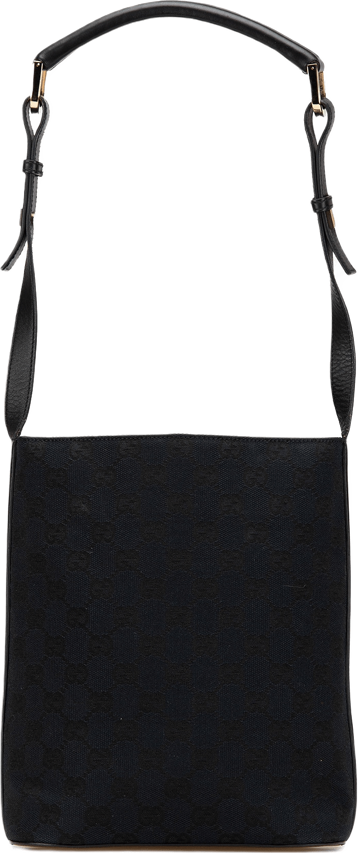 Gucci Gg Canvas Shoulder Bag, från Luxclusif, i färgen navy.